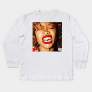 Erykah Badu Kids Long Sleeve T-Shirt